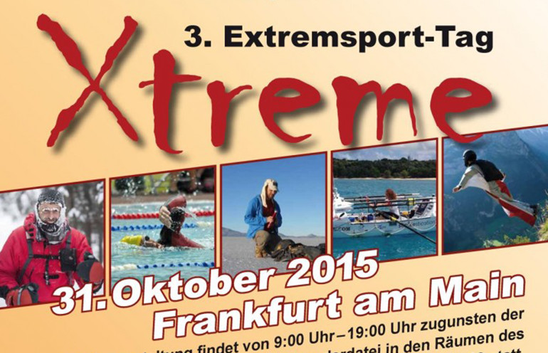 3. Extremsport-Tag Frankfurt: Extremsportler berichten für den guten Zweck